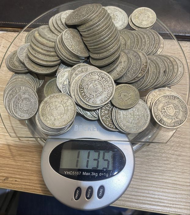 Moeda Lote 1.135 Kg x 720% = 817 Gr. Prata Fina