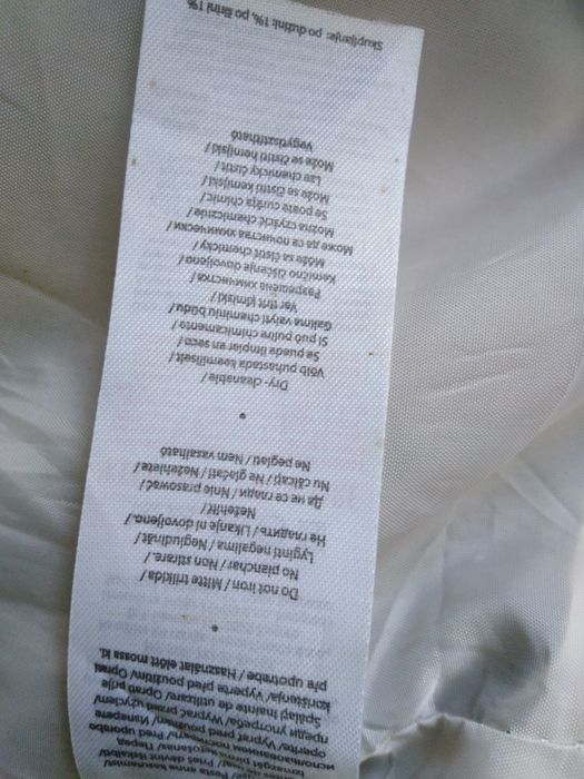 Śmietankowa kurtka eko skórka roz  s 36  34