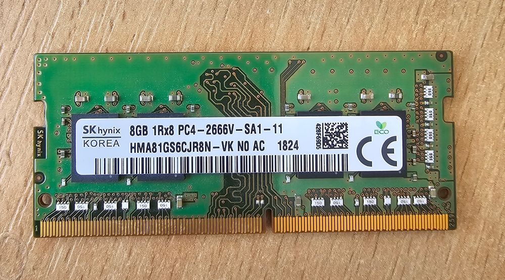 Pamięć RAM 8GB DDR4 SK Hynix 2666 MHz 1.20V PC4-2666V