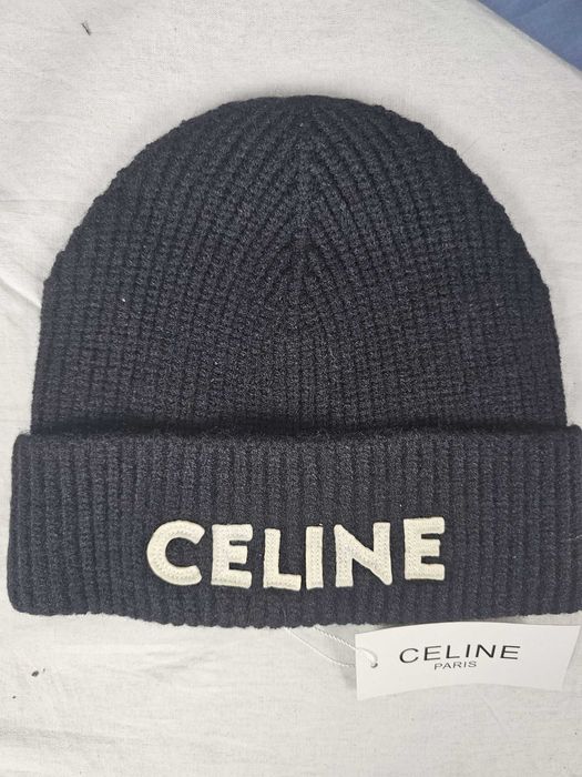 Celine Paris Czapka zimowa Premium OUTLET czarna