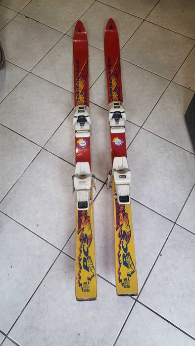 Narty dziecięce KNEISSL White Star Race 130cm, wiązania Marker M48