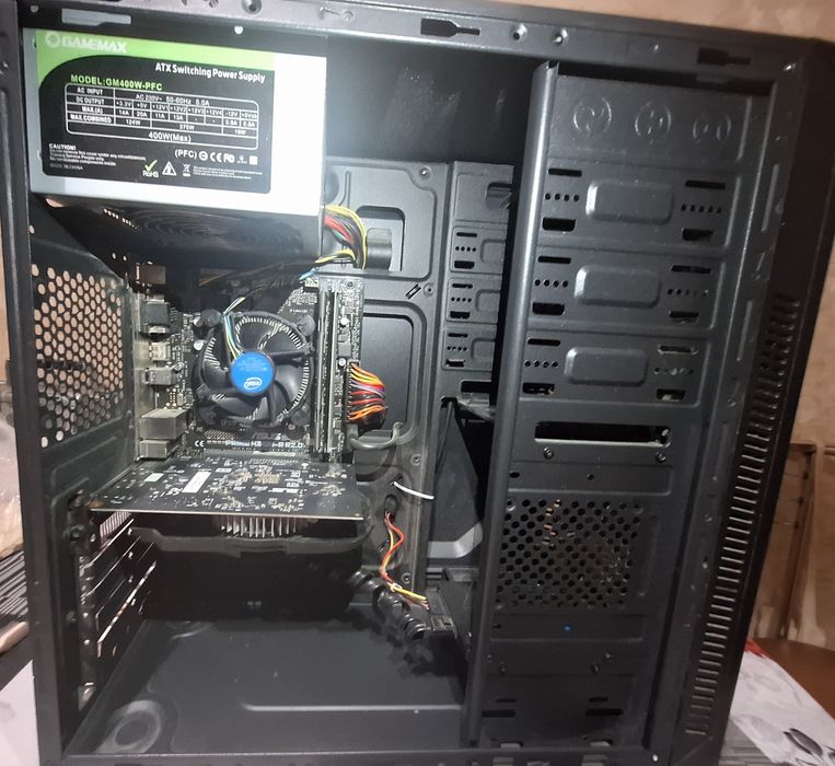 Системний блок.Intel core i5 9400f (6 ядер)2.9 ггц/Gtx1050 ti/ОЗУ-16Gb