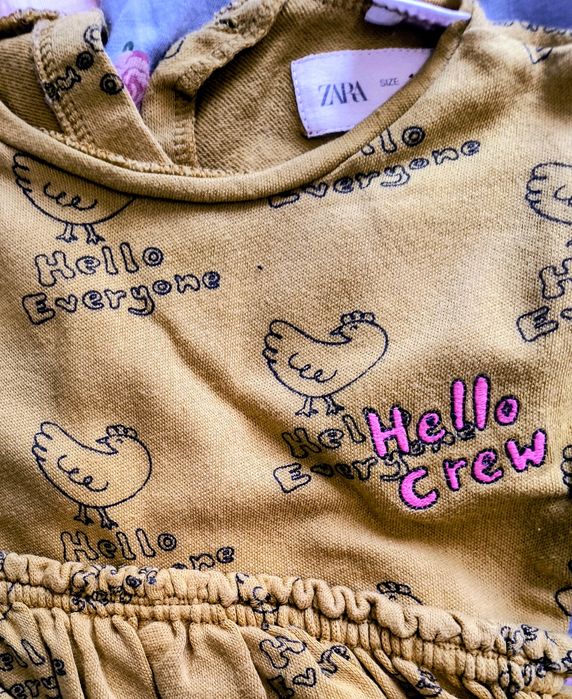 Paka sukienek dla dziewczynki Zara i H&M