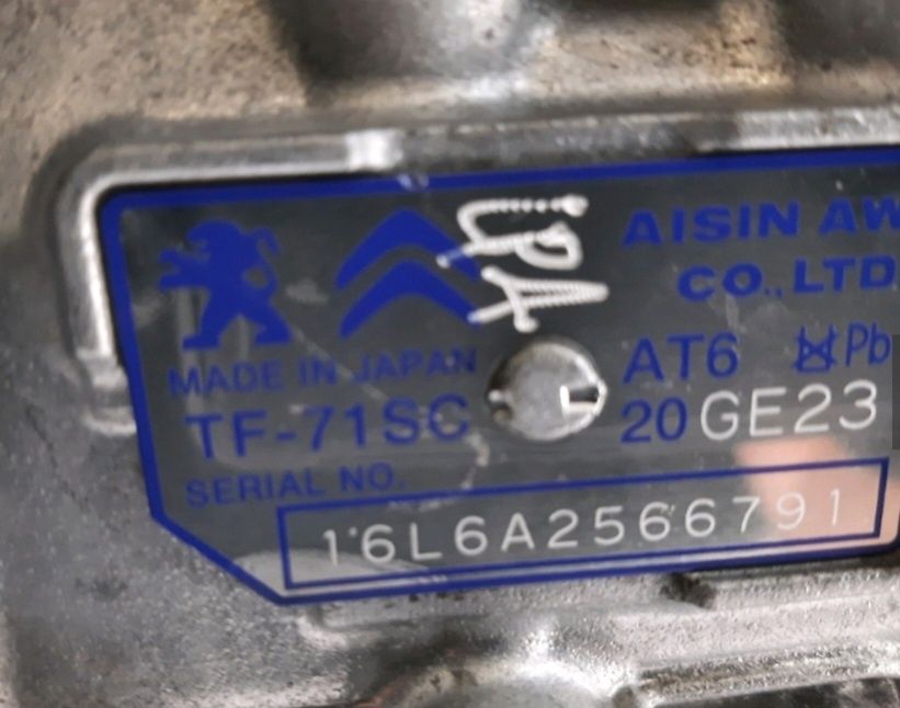 Caixa Velocidades Automática Citroen C4 DS-4 1.6BlueHdi 120Cv Ref.20GE23