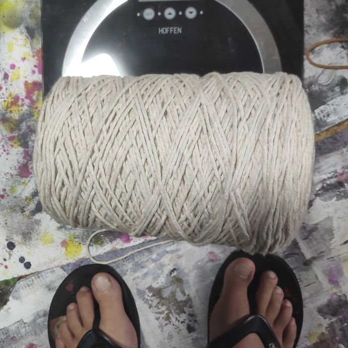 Fio de Macramé Algodão Bobines 3 e 5mm