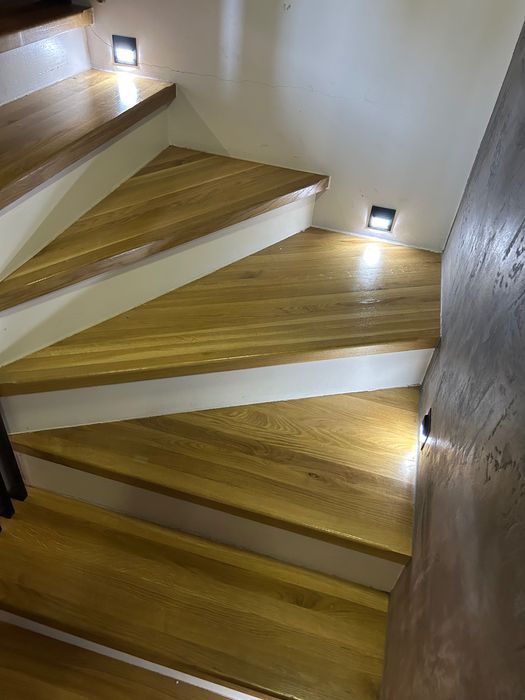 Schody trepy stopnie dębowe