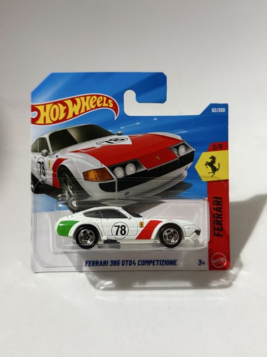 Miniatura Hot Wheels Ferrari 365 GTB4 Competizione