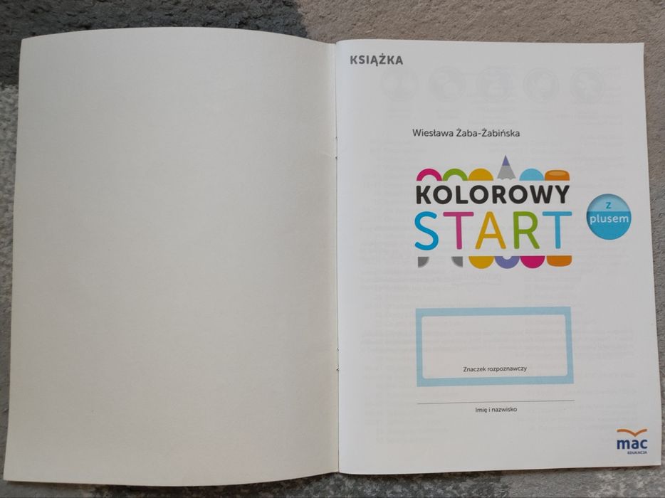 Książka Kolorowy start z plusem
