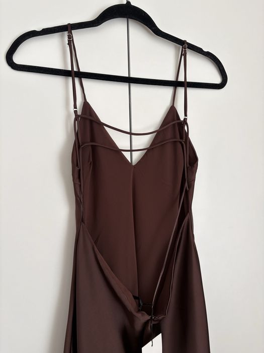 Сукня атлас плаття Zara m