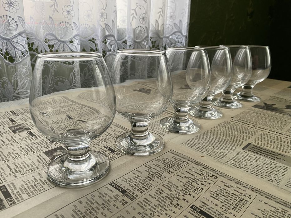 Набір келихів рюмок для коньяку (бренді) Rose