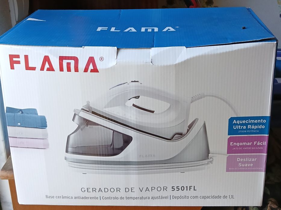 Ferro com caldeira Flama novo na caixa