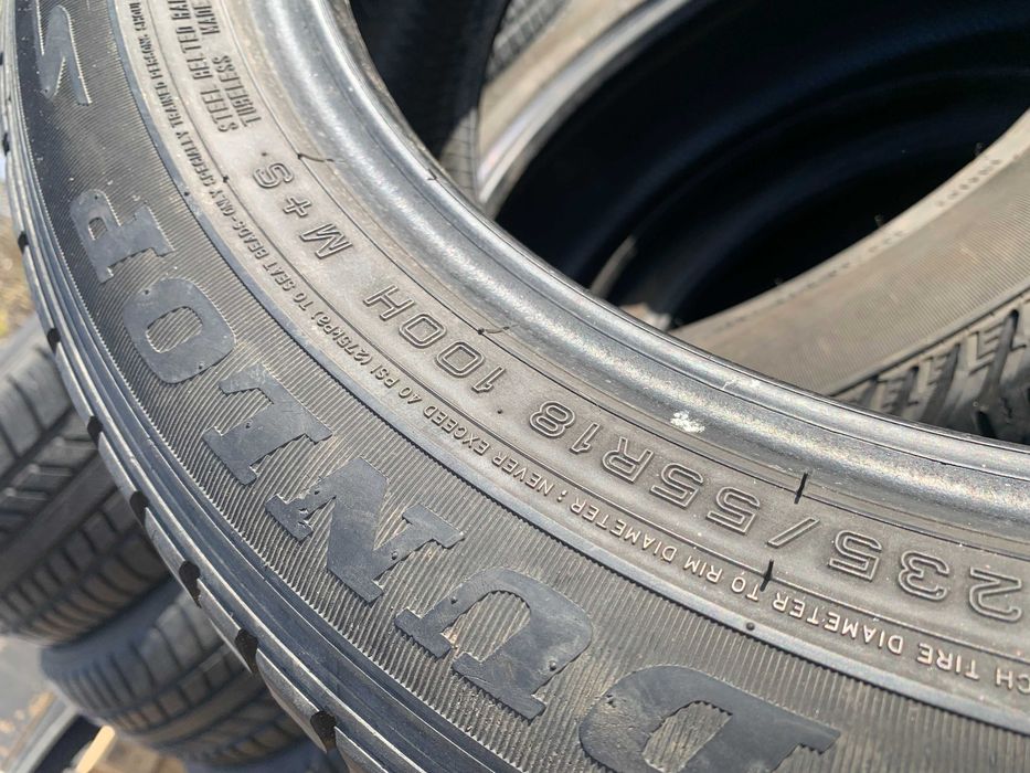 235-55-R18 DUNLOP GRANDTREK=комплект 4 штуки летней резины GERMANY 2023
