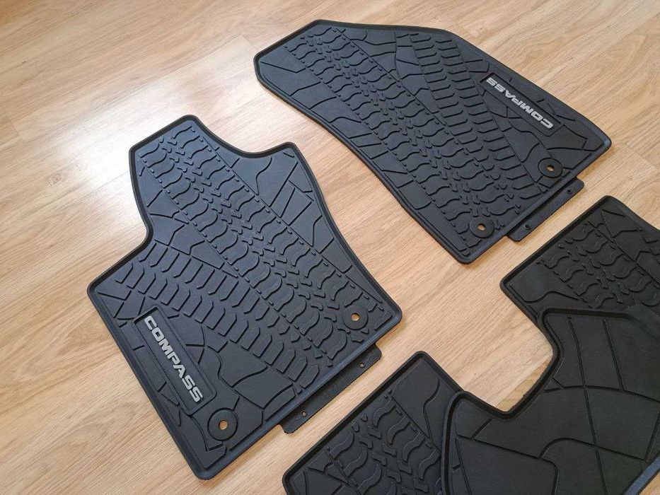 Ковры в салон Коврики салона Jeep Compass Джип Компас 2017+ OEM Style