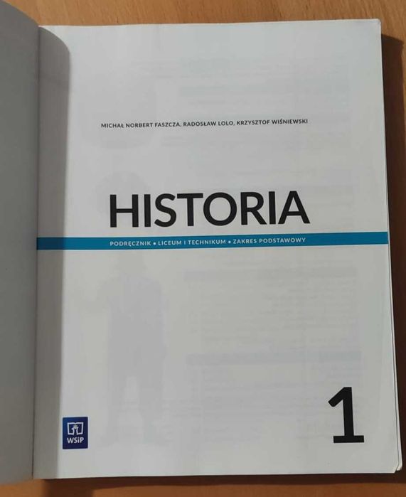 Podręcznik HISTORIA 1 Liceum i Technikum Zakres Podstawowy