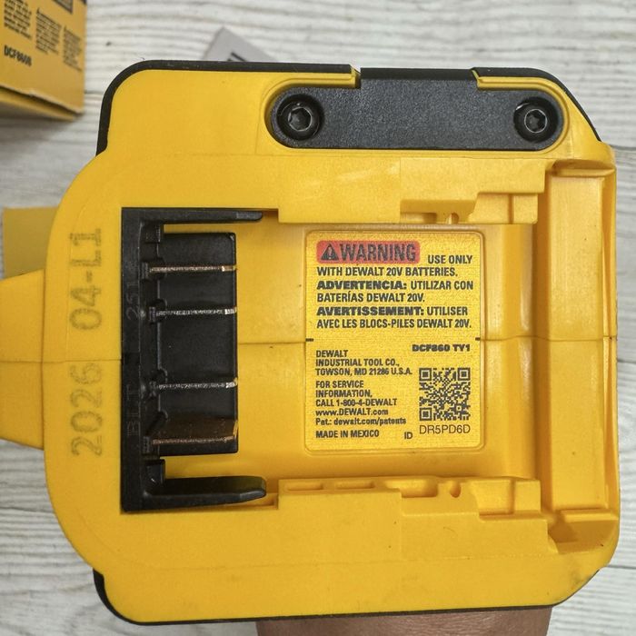 Імпульсний шурупокрут Dewalt DCF860 20V MAX