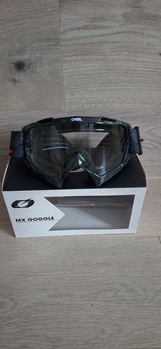 GOGLE O'NEAL Camo v.22 black/red -clear