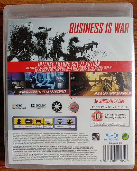 Syndicate Playstation 3