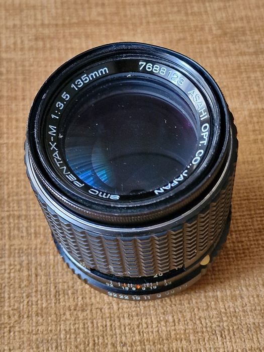Analog obiektyw pentax m 135/3.5 klisza