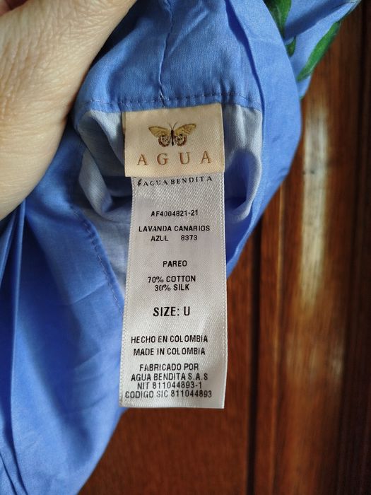 Парео Agua bendita шовк, бавовна