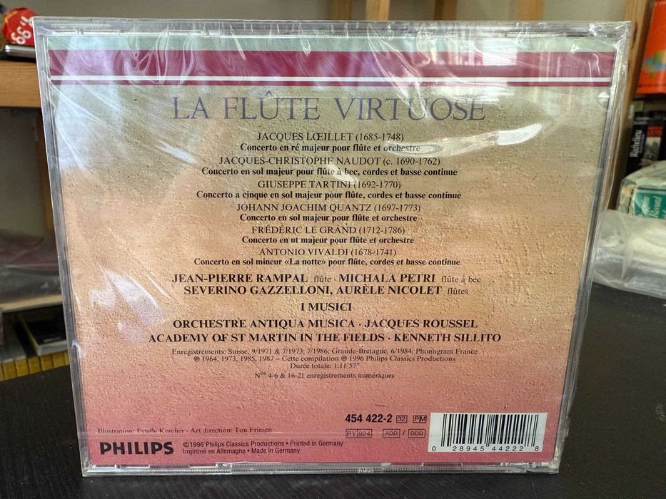 Vivaldi, Tartini, Quantz – Flute Concertos – Rampal, Petri – I Musici