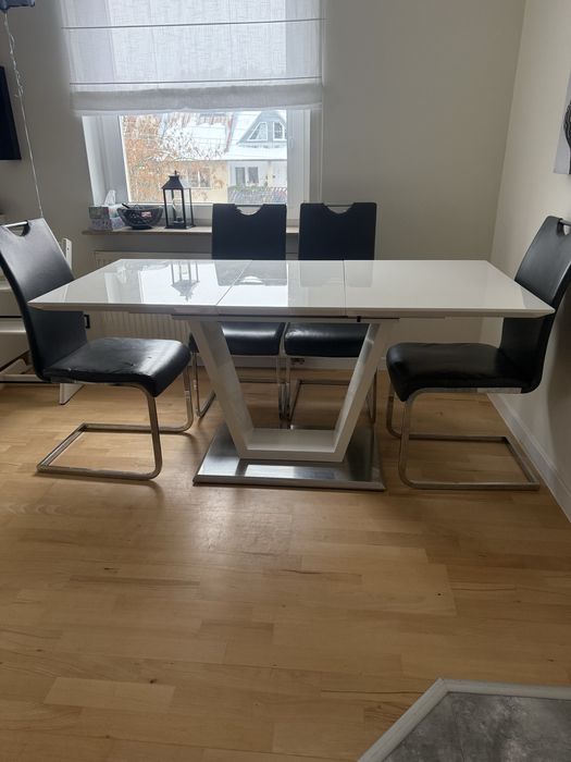 Stół 160x80, skladany, gratis krzesla