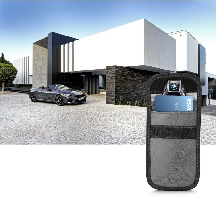 Etui Pokrowiec Blokujący Sygnał Rfid Grey