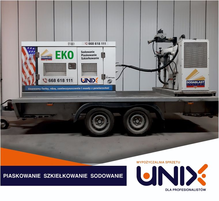 Wynajem piaskarki Soda Blast System, sodowanie , piaskowanie