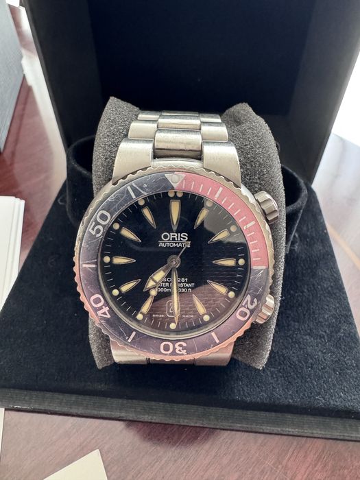Relogio Oris divers titanium