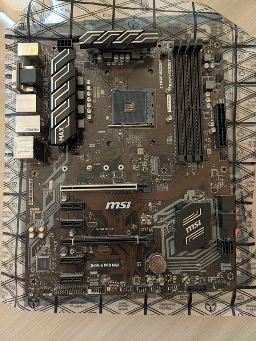 Материнская плата msi B450-A PRO MAX