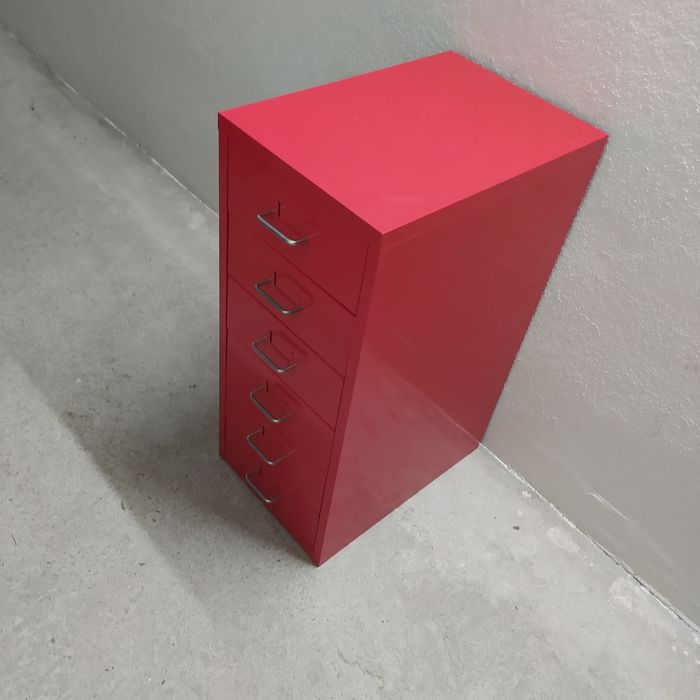 Szafka metalowa, warsztatowa, narzędziowa, 6 szuflad