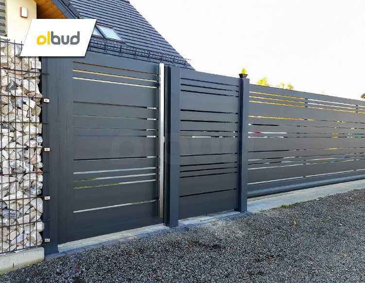 Ogrodzenie aluminiowe nowoczesne ALFEN - Ekspozycja, pomiar Bytów