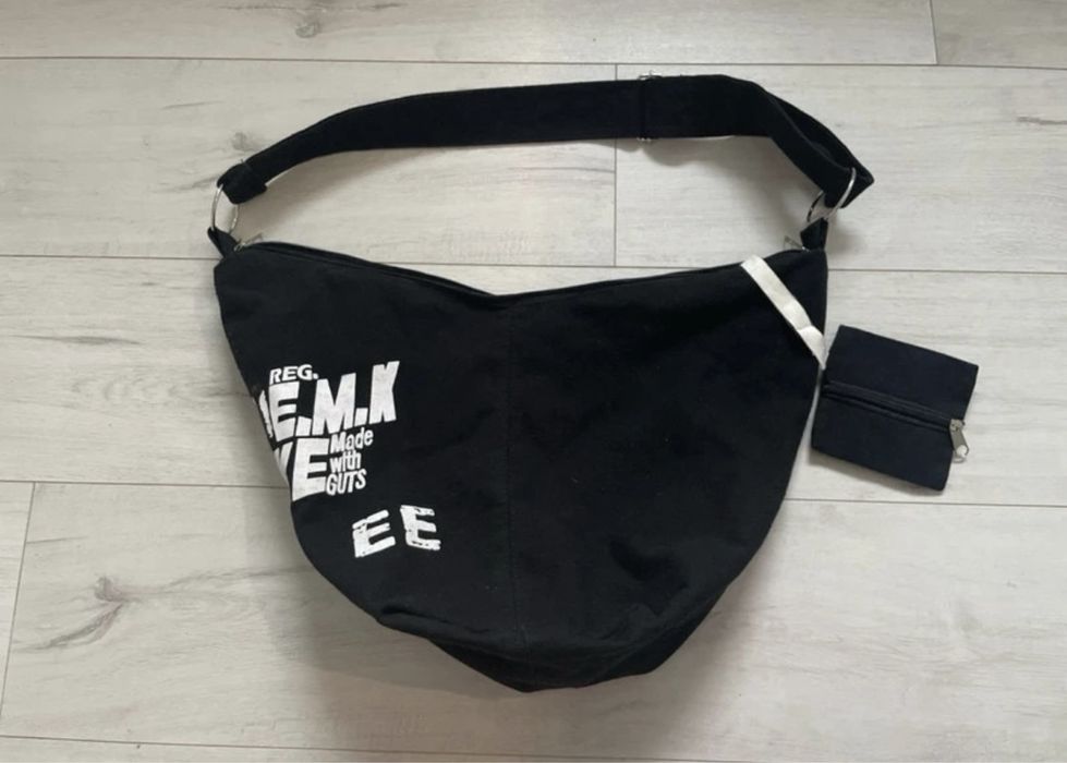 Torba, Torebka materiałowa typu hobo, czarna