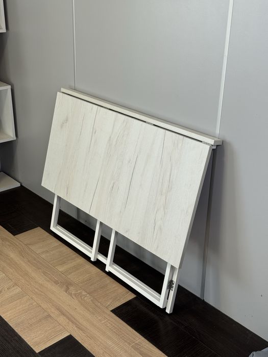 Стіл трансформер.Письмовий стіл,розкладний , 80 см Крафт-Білий