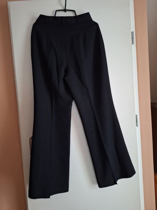 Spodnie damskie 100% wełna dzwony vintage