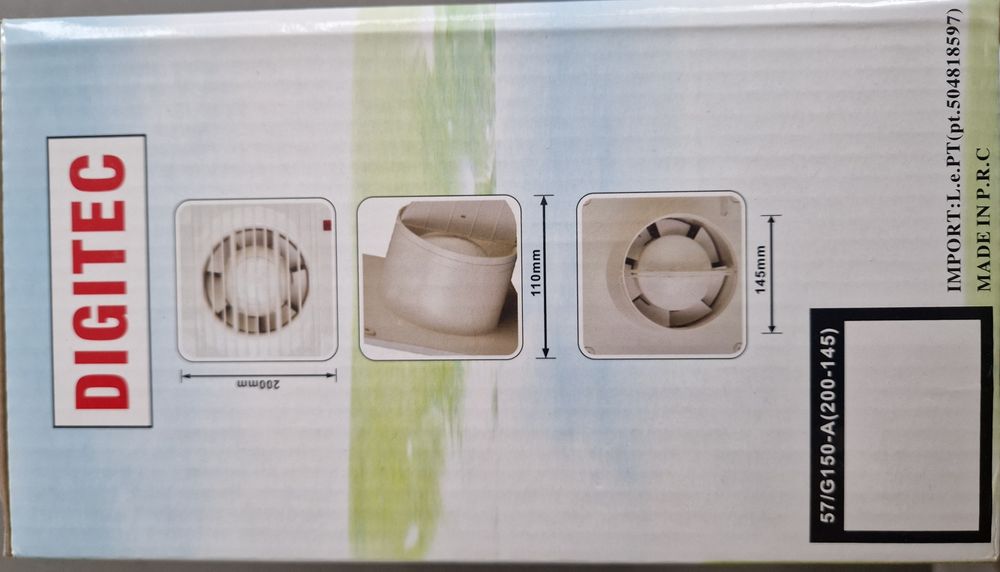 Extractor de ar 220v 20w