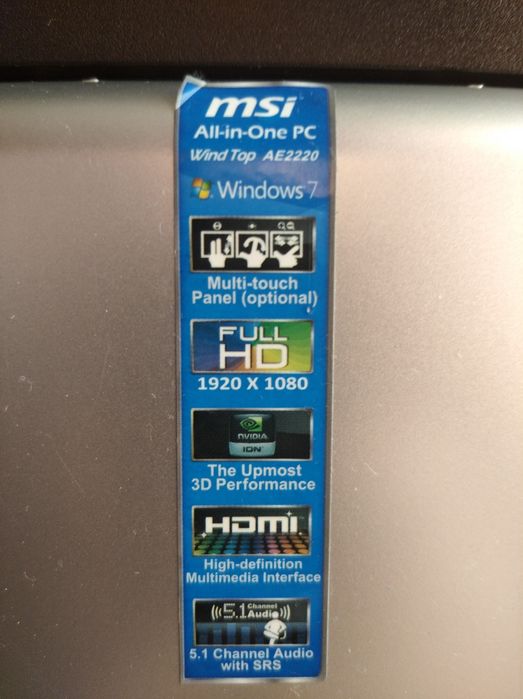 Сенсорный моноблок-компьютер  MSI  АЕ-2220 оригинал
