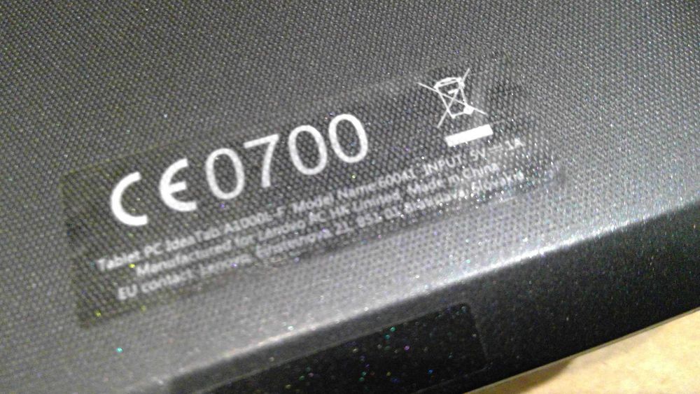 Tablet Lenovo A1000L F L134