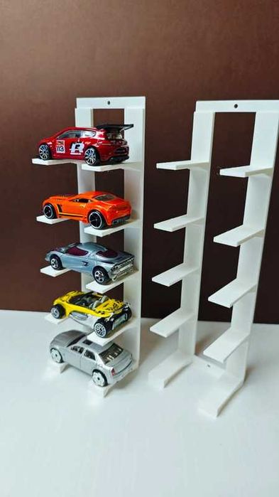 2X Expositor de parede ou mesa para 5 Hot Wheels 1/64