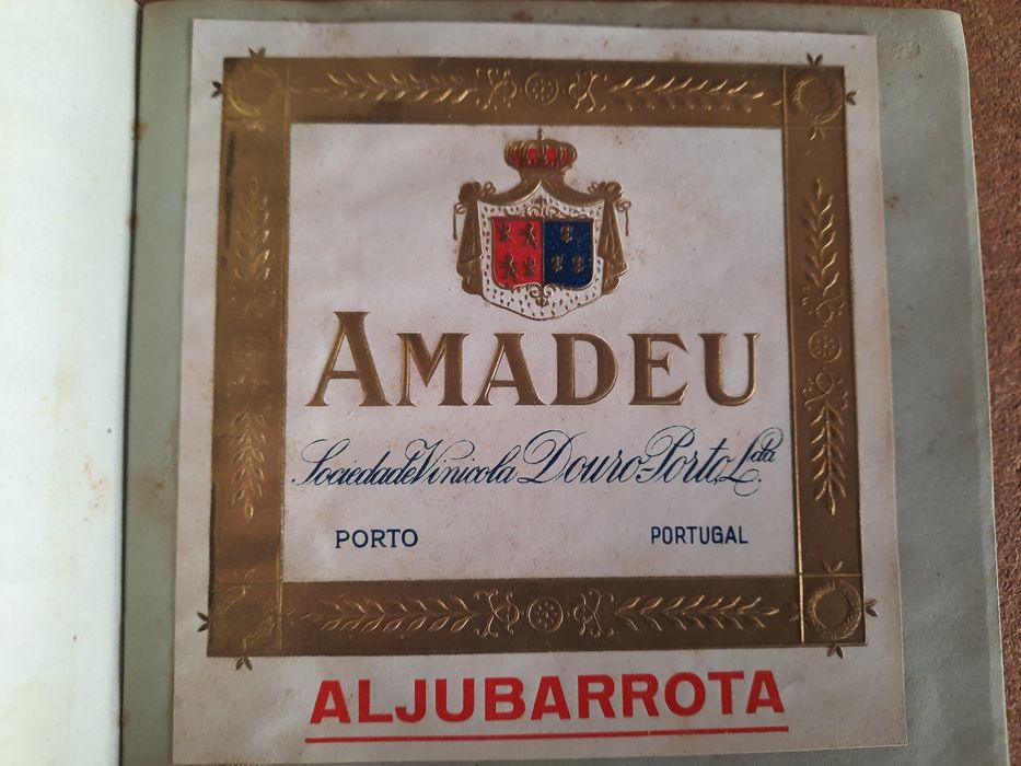 Catalogo de rotulos com mais de 100 anos da Porto Amadeu