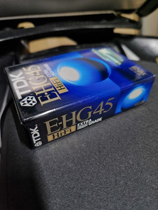 Cassete Vídeo virgem TDK E-HG45 - NOVA