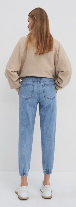 House Joggery z diagonalu XS 34 niebieskie jeans