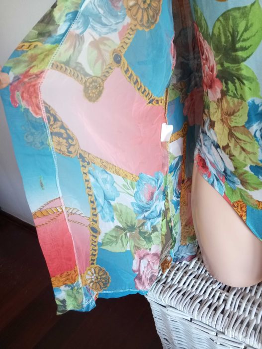 Camisa transparente com body