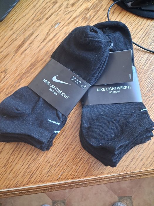 Skarpetki nike tureckie 2 × po 3 sztuki . Cena za całość. 42/46