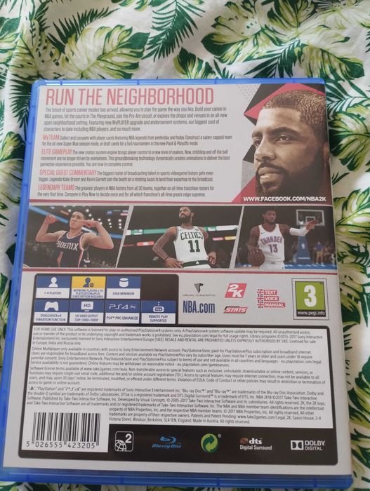 Gra NBA2k18 na PS4
