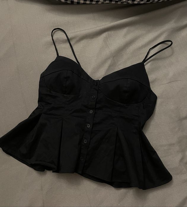 Чорний топ zara