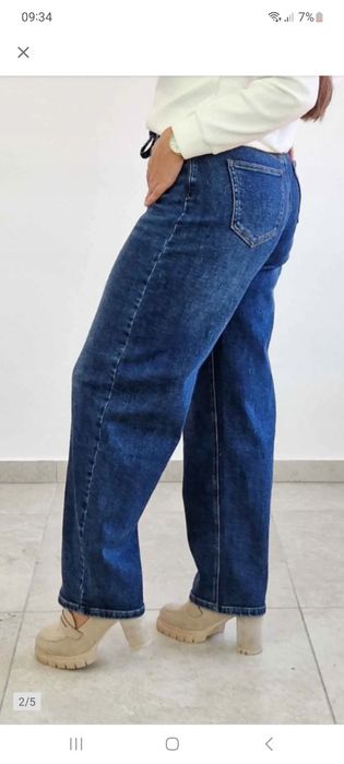 Dziny balloon L niebieskie