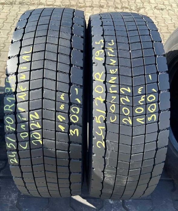 2x 245/70R19,5 Continental Conti Hybrid HD 3 136/134M
