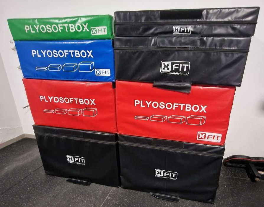 XFIT Soft Plyo Box – 2 Conjuntos Completos | Excelente Estado