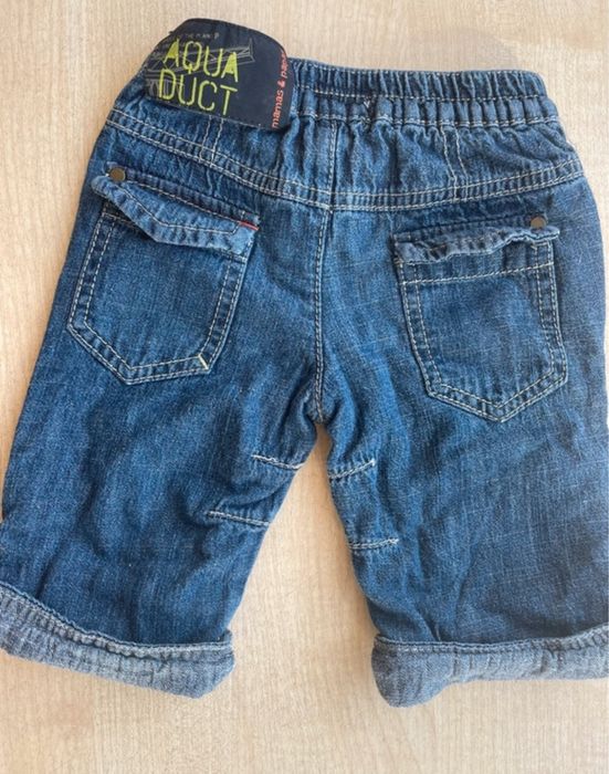 Jeansy spodnie dla chlopca 0-3 m-ce 62 mamas&paps