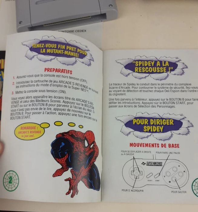 Spiderman x-men arcad's Revenge SNES